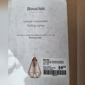 Hanging lamp